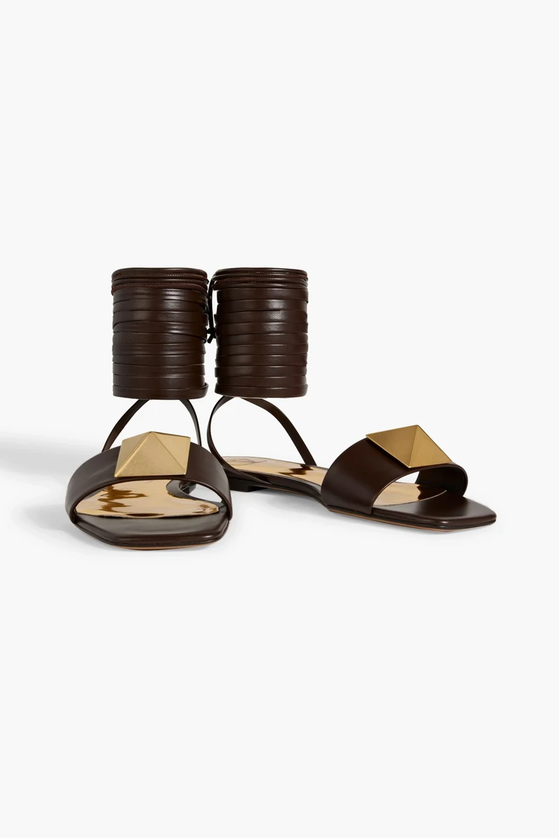 One Stud Leather Sandals вид 2