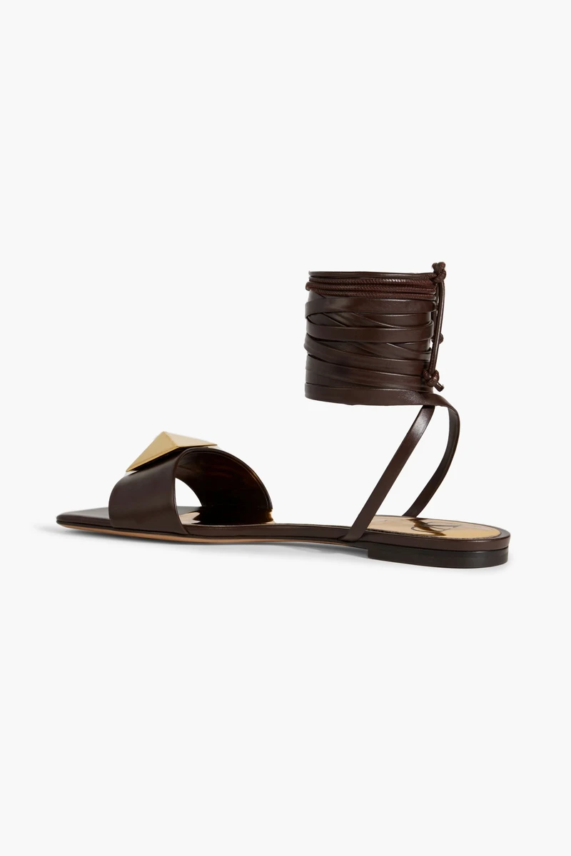 One Stud Leather Sandals вид 3