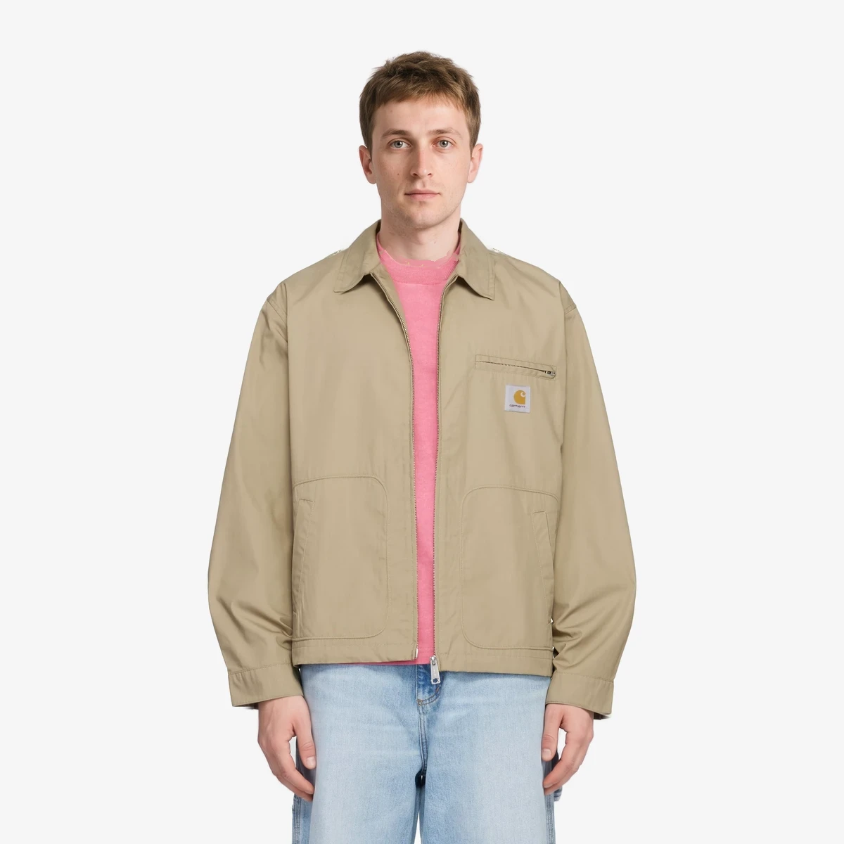 Carhartt WIP Beige Postal Jacket in Beige