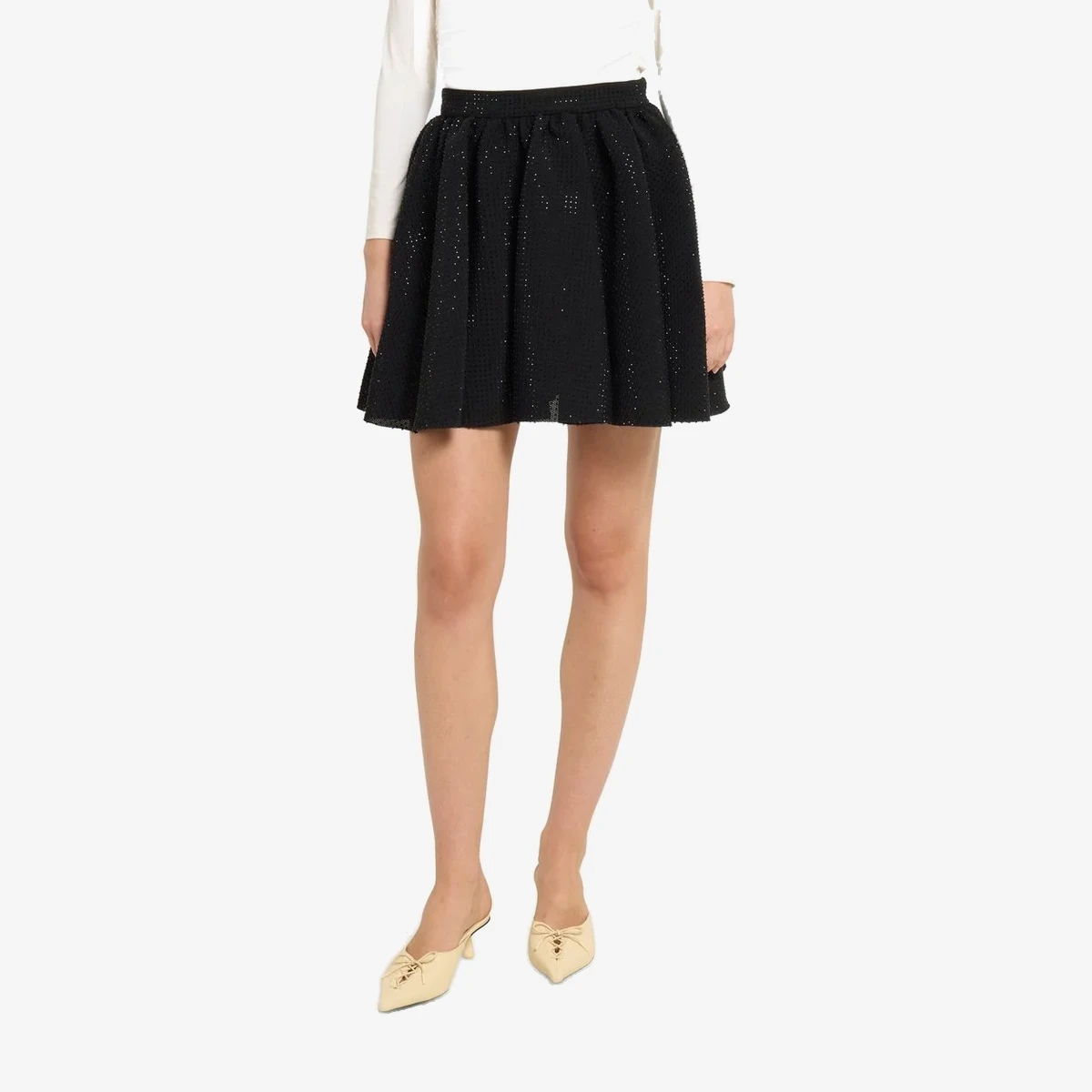 Maje Miniskirt JoyalStrassBis in Black