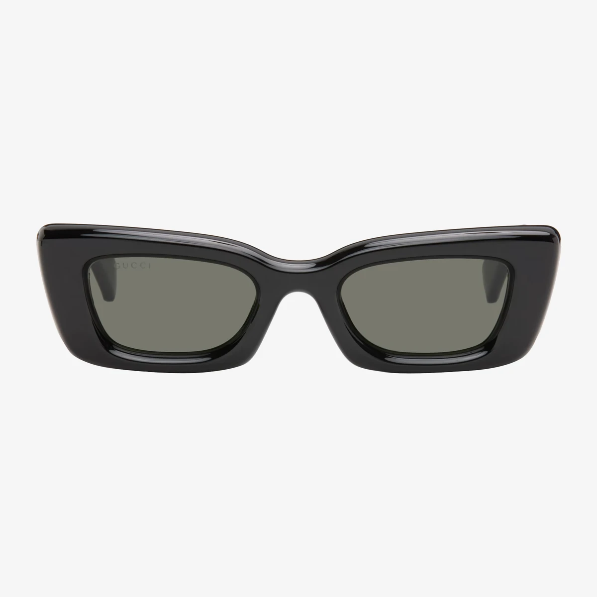 Gucci Black Cat-Eye Frame Sunglasses in Black