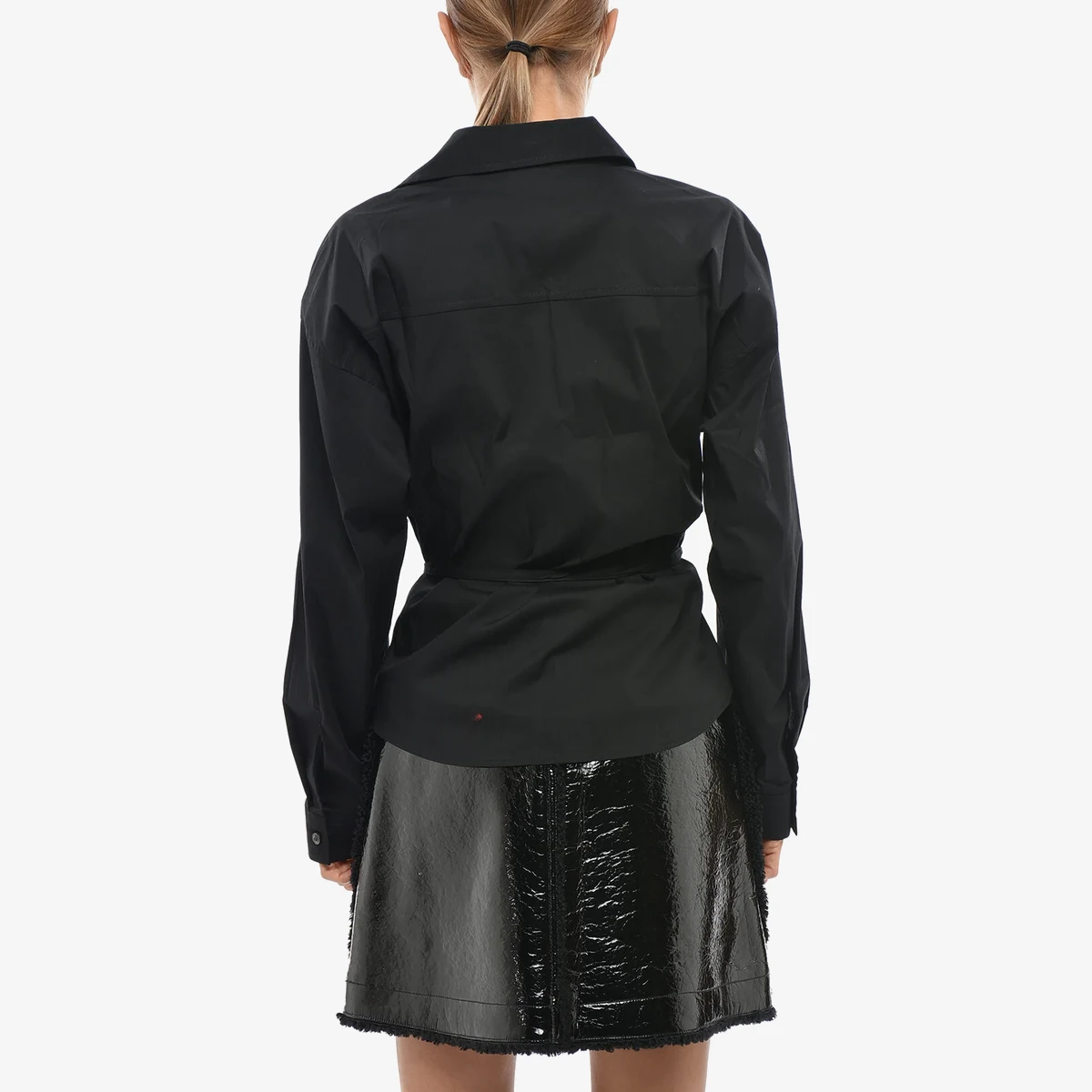 Wrap Shirt C-DELPHI in Solid Color вид 3