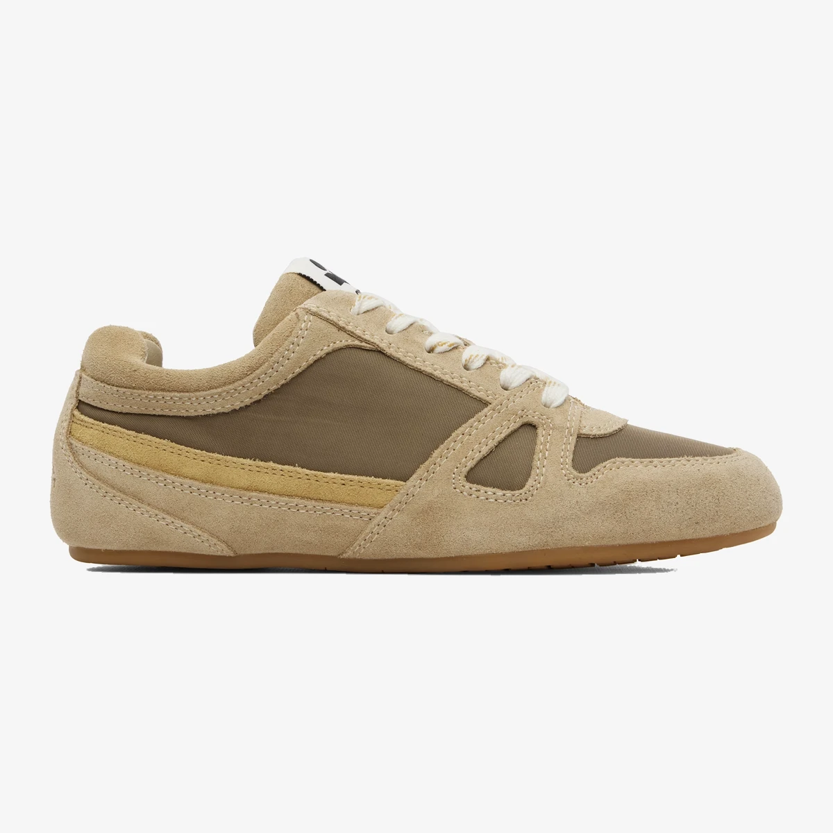 Isabel Marant Khaki Senny Low Sneakers in Khaki