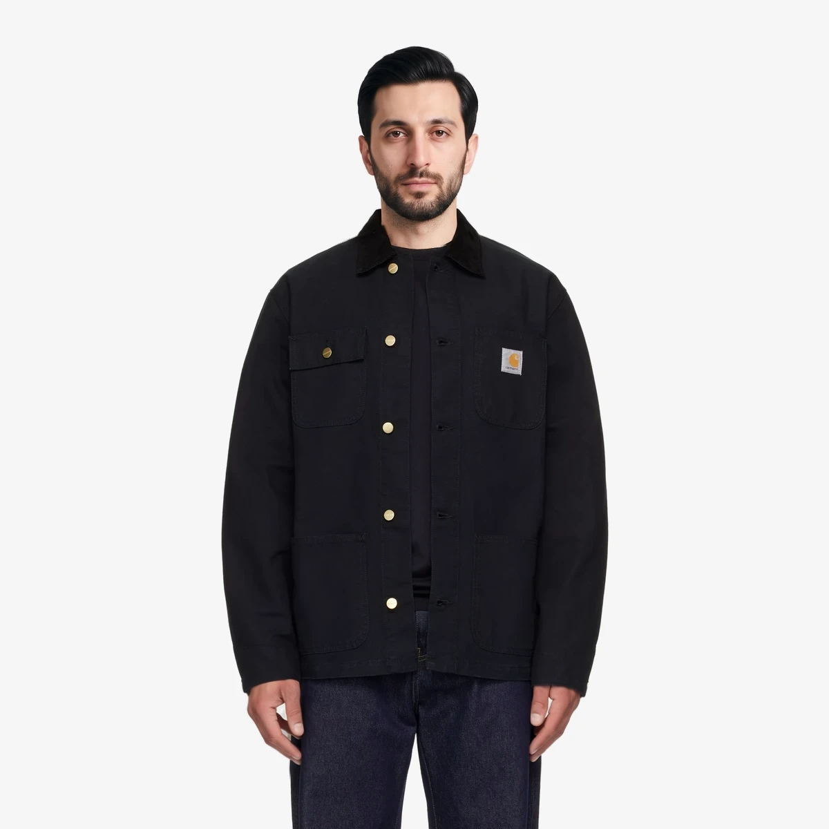 Carhartt WIP Black Michigan Jacket in Black