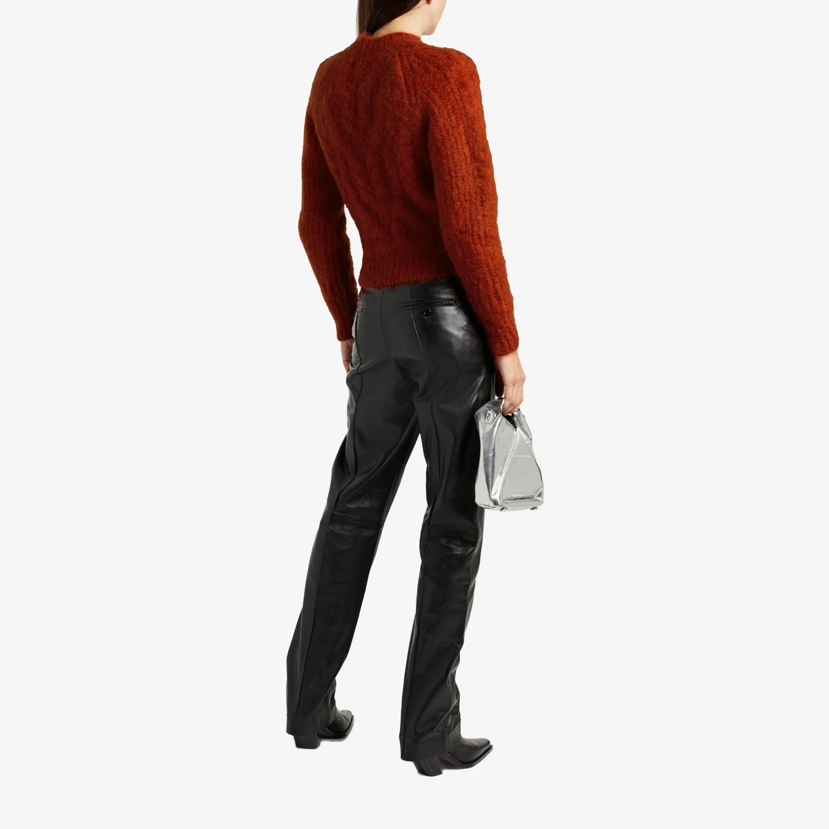 Palima Cutout Cable-Knit Mohair-Blend Sweater вид 3