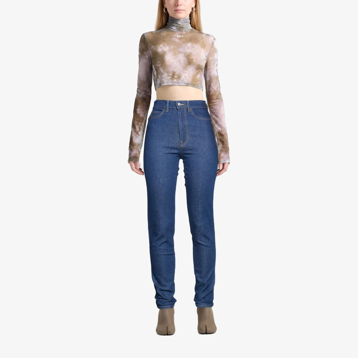 High-Waist Skinny Jeans view 2