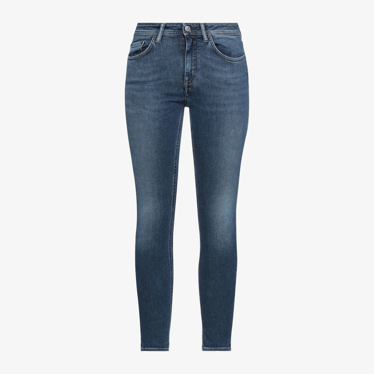 Acne Studios Mid-Rise Skinny Jeans in Denim Blue