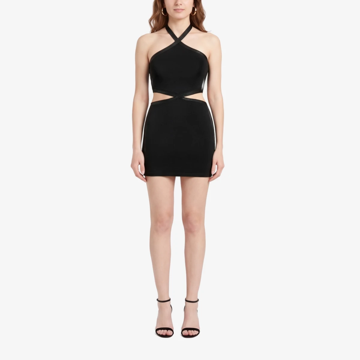 Halter Cut-Out Mini Dress view 4