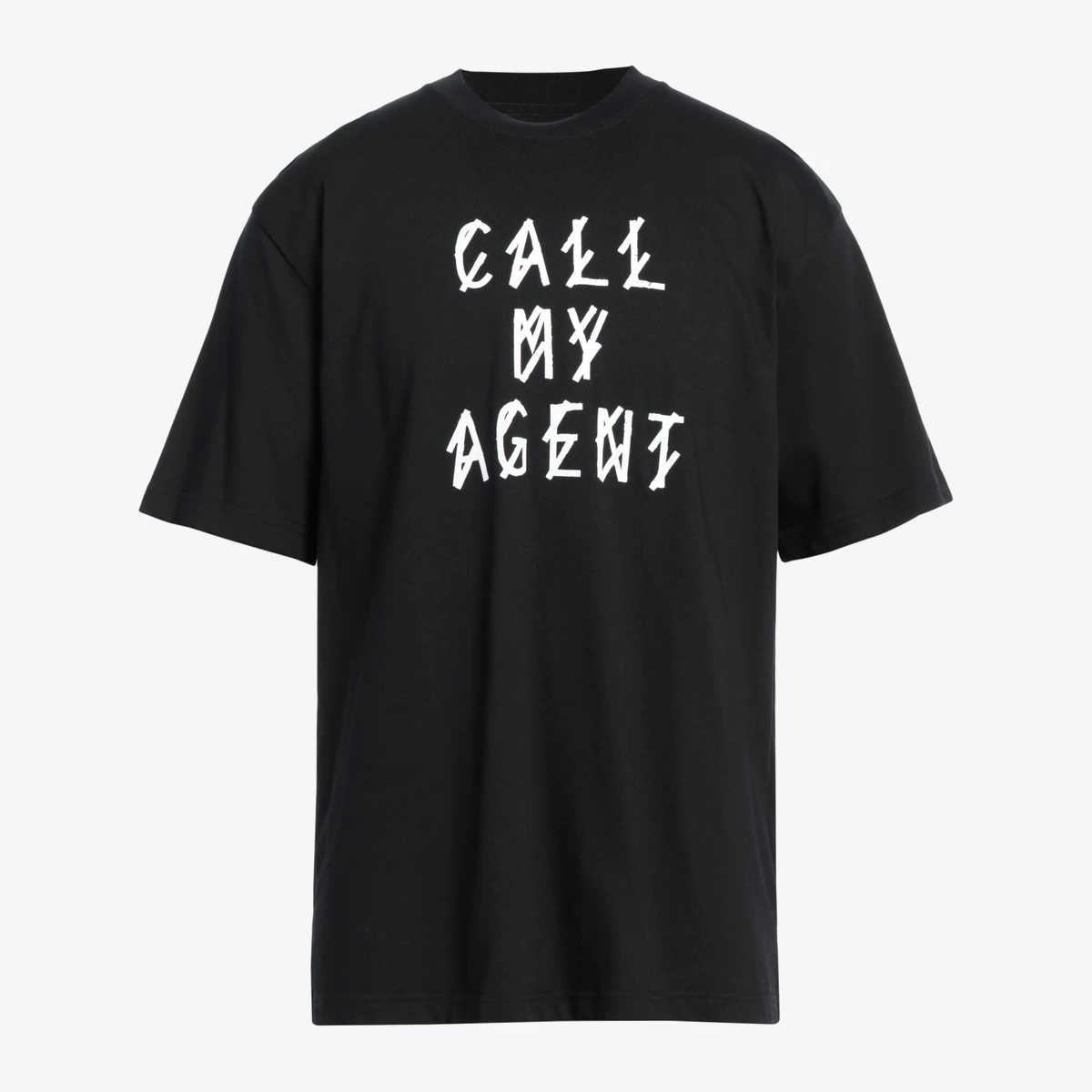 44 LABEL GROUP Call My Agent Graphic T-Shirt in Black