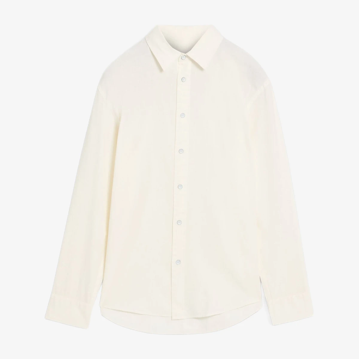 Rag & Bone Griffin Hemp and Cotton-Blend Shirt in Ivory